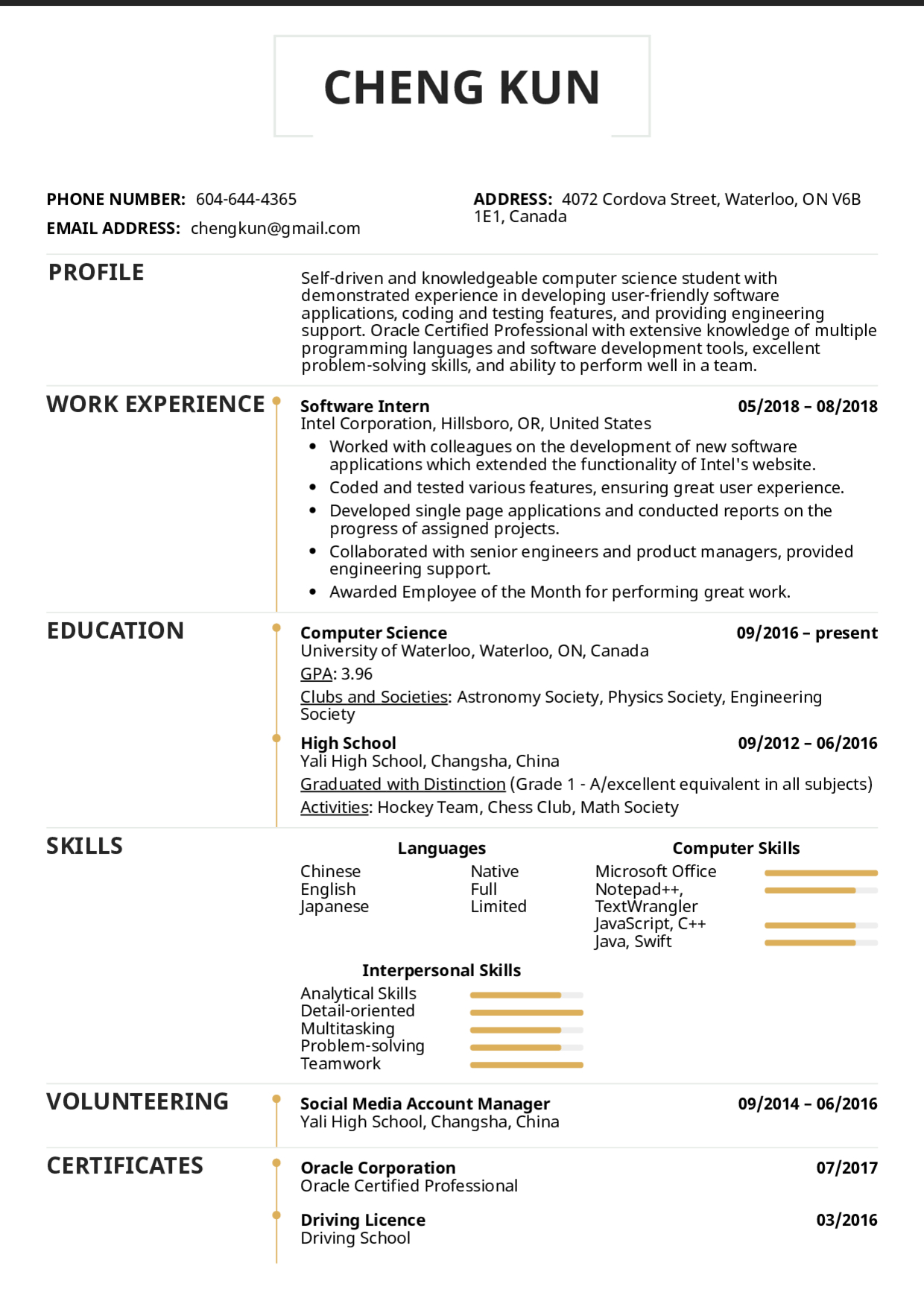 Student Resume Template Resume Examples Real People University Student Resume Template