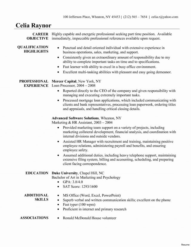 Student Resume Examples and Templates - wikiresume.com