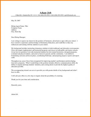 Teaching Cover Letter Examples 6 Teaching Cover Letter Examples Wsl Loyd