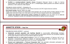 Teaching Resume Elementary 02 Prolevel Elementaryschoolteacher teaching resume elementary|wikiresume.com
