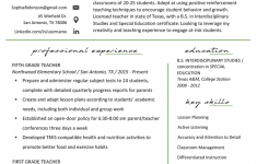 Teaching Resume Elementary Elementary Teacher Resume Example Template teaching resume elementary|wikiresume.com