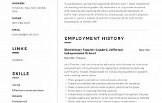 Teaching Resume Elementary Elementary Teacher Resume Sample 11 teaching resume elementary|wikiresume.com