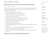 Teaching Resume Elementary Elementary Teacher Resume Sample 5 teaching resume elementary|wikiresume.com