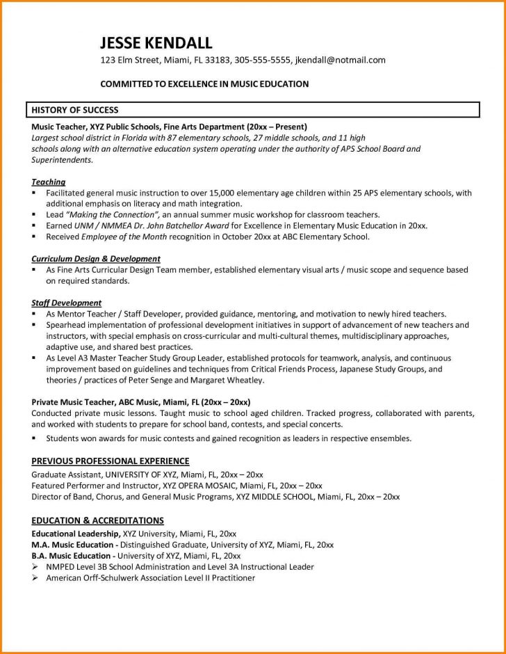 5 Details in Teaching Resume Examples - wikiresume.com