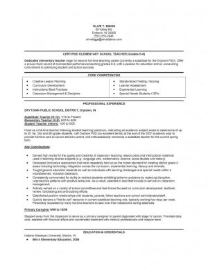 Teaching Resume Examples Elementary Teaching Resum Sample Of Certificate Of Grades New 7