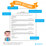Template For Resume Resume Basic Sections New template for resume|wikiresume.com