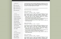Two Page Resume Charlie Resume Template Page 1 Microsoft Word Icon two page resume|wikiresume.com