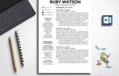 Two Page Resume Resume Template Ruby Watson 2 Page B two page resume|wikiresume.com