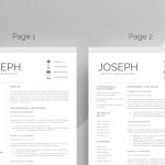 Word Resume Template Black And White Resume Template 1 word resume template|wikiresume.com