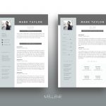 Word Resume Template Cv Resume Cover Letter Minimal Branding Design Graphic Inspiration Male Layout Stationary Mark 1 word resume template|wikiresume.com