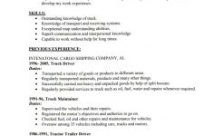 Work Experience Resume Truck Driver Resume Sample work experience resume|wikiresume.com